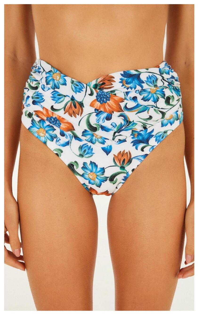 NEW Farm Rio Flora Tile Hot Pants Bikini Bottoms Size XL